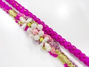 正絹　振袖用　手組帯締め